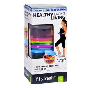 Fit & Fresh Healthy Living 1 Cup Smart Portion Set
